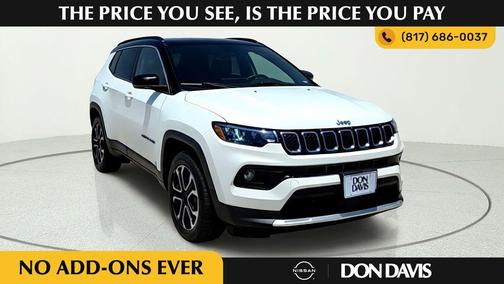 Bright White Clearcoat 2024 Jeep Compass Limited
