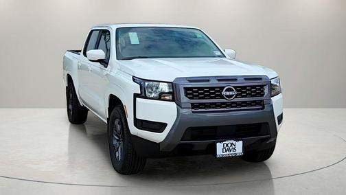 Glacier White 2025 Nissan Frontier SV