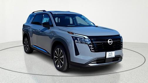 Boulder Gray Metallic 2026 Nissan Pathfinder Platinum