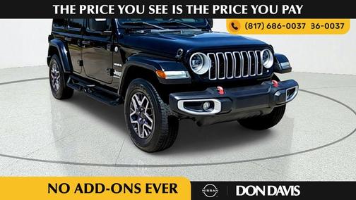 Black Clearcoat 2024 Jeep Wrangler Sahara