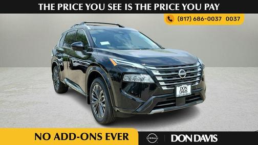 Black 2026 Nissan Rogue Platinum