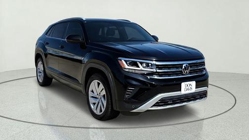 Deep Black Pearl Effect 2021 Volkswagen Atlas Cross Sport 3.6L V6 SE w/Technology