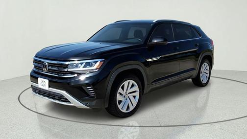 Deep Black Pearl Effect 2021 Volkswagen Atlas Cross Sport 3.6L V6 SE w/Technology
