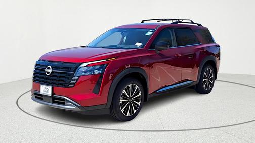 Scarlet Ember 2026 Nissan Pathfinder Platinum