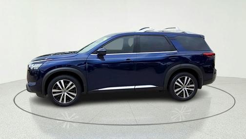 Deep Ocean Blue 2024 Nissan Pathfinder Platinum