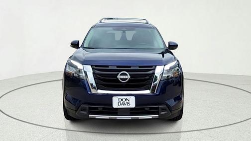 Deep Ocean Blue 2024 Nissan Pathfinder Platinum