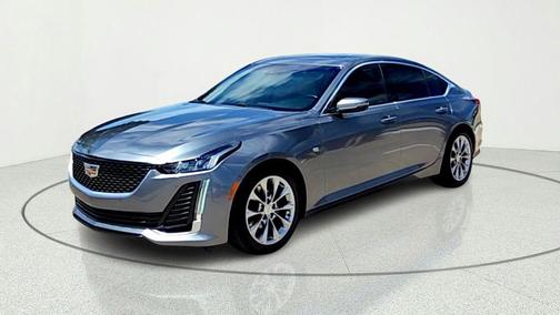 Satin Steel Metallic 2022 Cadillac CT5 Premium Luxury RWD