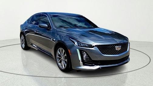Satin Steel Metallic 2022 Cadillac CT5 Premium Luxury RWD