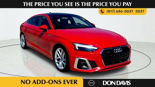 Progressive Red 2024 Audi A5 Sportback 45 S line quattro Premium