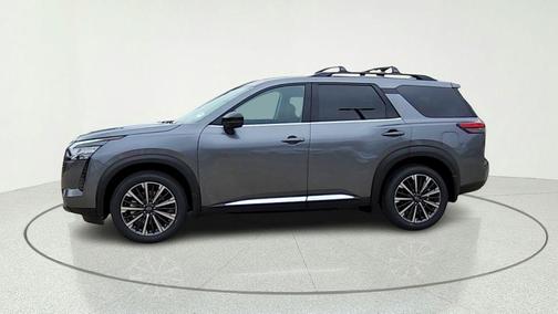Gun Metallic 2026 Nissan Pathfinder Platinum