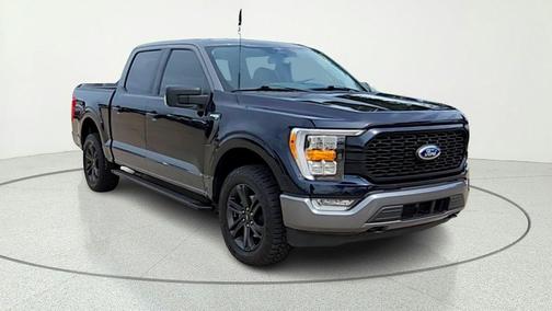 Antimatter Blue Metallic 2023 Ford F-150 XLT