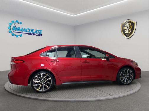 Barcelona Red Metallic 2020 Toyota Corolla SE