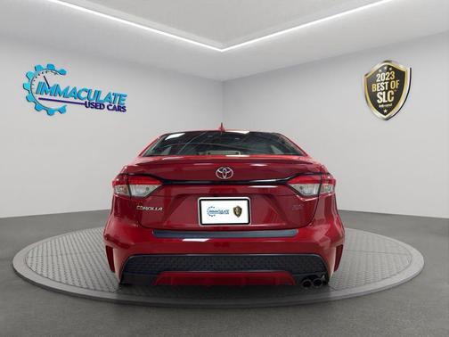 Barcelona Red Metallic 2020 Toyota Corolla SE