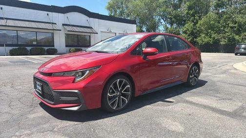 Barcelona Red Metallic 2020 Toyota Corolla SE