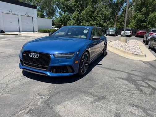 Blue 2017 Audi RS 7 4.0T Prestige
