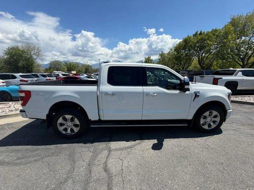Star White Metallic Tri-Coat 2023 Ford F-150 Platinum