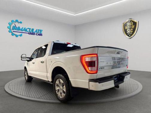 Star White Metallic Tri-Coat 2023 Ford F-150 Platinum