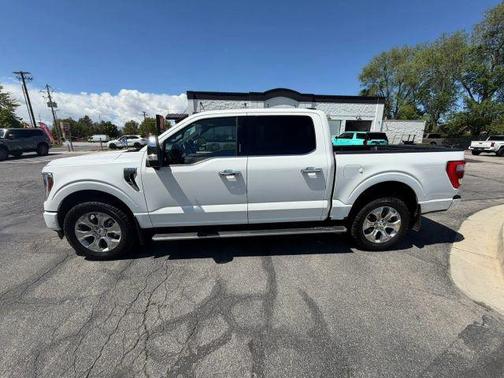 Star White Metallic Tri-Coat 2023 Ford F-150 Platinum