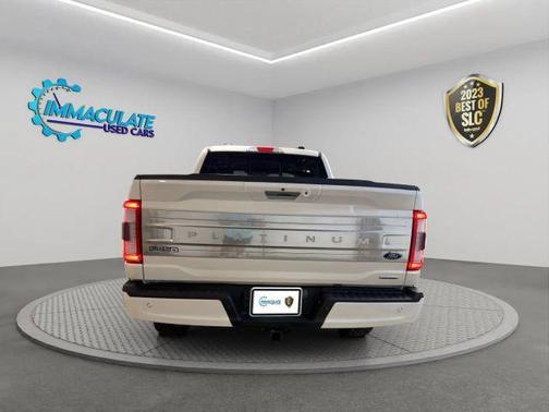 Star White Metallic Tri-Coat 2023 Ford F-150 Platinum