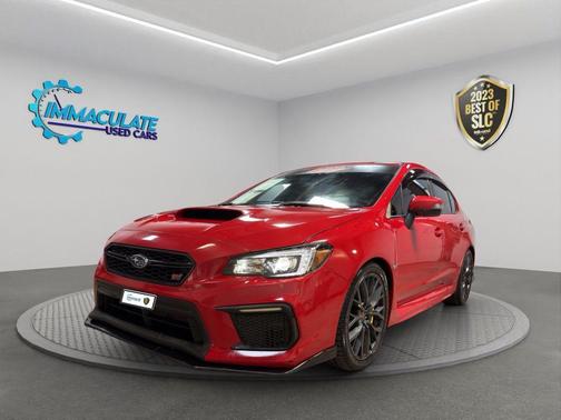 Pure Red 2018 Subaru WRX STI Base