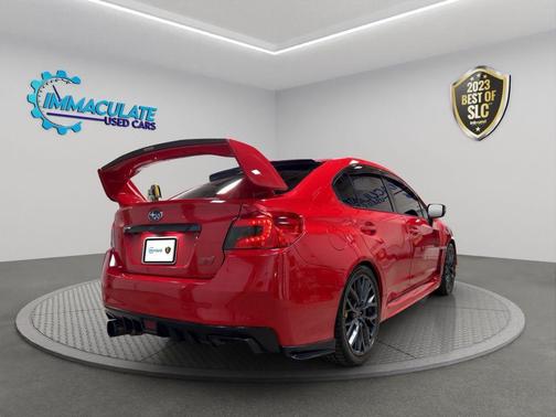 Pure Red 2018 Subaru WRX STI Base
