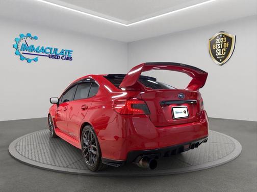 Pure Red 2018 Subaru WRX STI Base