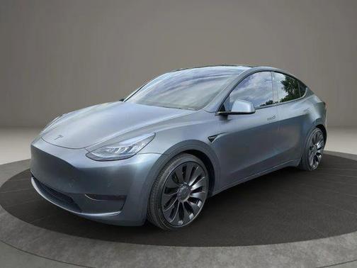 Gray 2021 Tesla Model Y Performance Dual Motor All-Wheel Drive
