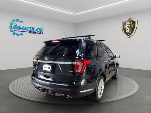 Agate Black Metallic 2019 Ford Explorer Limited