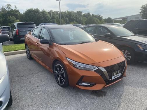 Orange 2022 Nissan Sentra SR