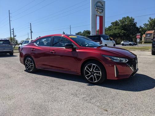 Scarlet Ember 2025 Nissan Sentra SR