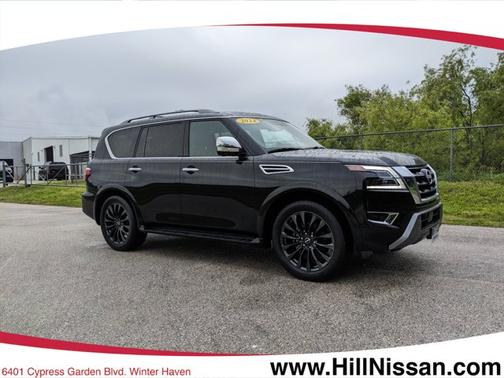 Black 2024 Nissan Armada Platinum