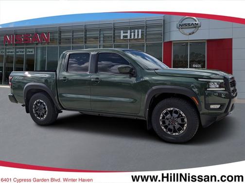 Green 2026 Nissan Frontier PRO-X