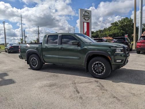 Green 2026 Nissan Frontier PRO-X