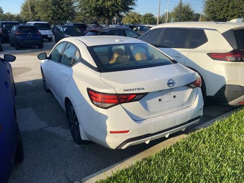 Aspen White 2021 Nissan Sentra SV