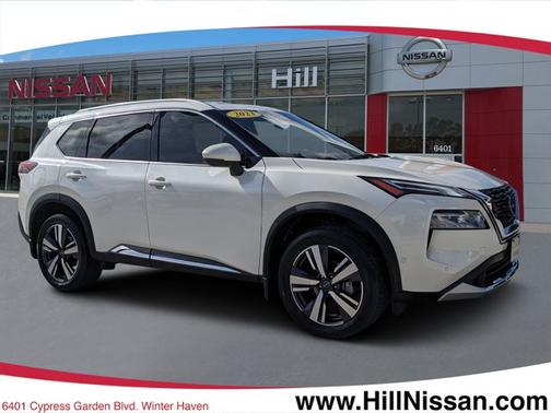 White 2023 Nissan Rogue Platinum