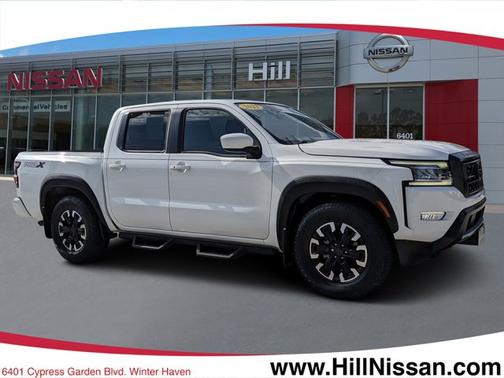Glacier White 2023 Nissan Frontier PRO-X