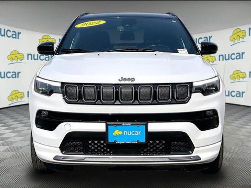 Bright White Clearcoat 2022 Jeep Compass High Altitude