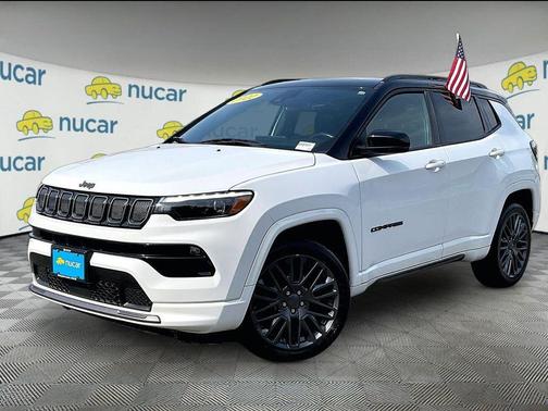 Bright White Clearcoat 2022 Jeep Compass High Altitude