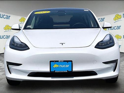 Pearl White Multi-Coat 2021 Tesla Model 3 Standard Range Plus