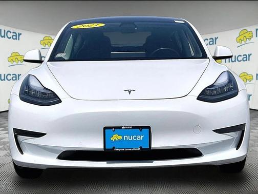 Pearl White Multi-Coat 2021 Tesla Model 3 Standard Range Plus