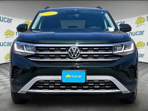 Racing Green Metallic 2021 Volkswagen Atlas 2.0T SE w/Technology