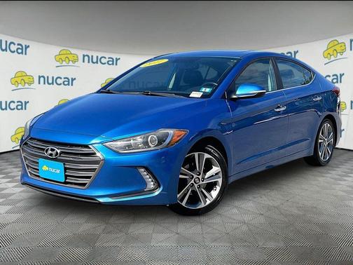 Electric Blue Metallic 2017 Hyundai ELANTRA Limited
