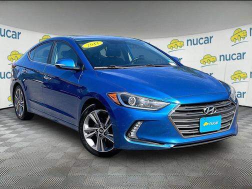 Electric Blue Metallic 2017 Hyundai ELANTRA Limited