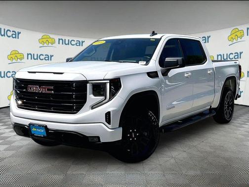 Summit White 2023 GMC Sierra 1500 Elevation