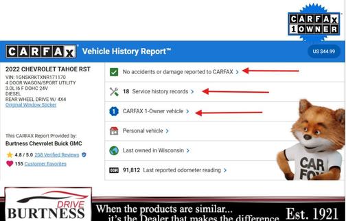 2022 Chevrolet Tahoe 4WD RST