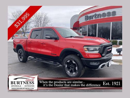 Flame Red Clearcoat 2019 RAM 1500 Rebel