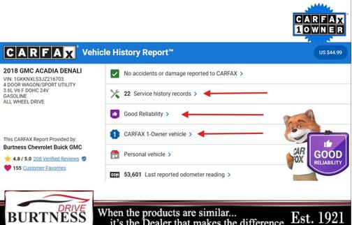 2018 GMC Acadia Denali