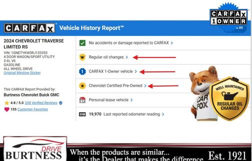2024 Chevrolet Traverse RS