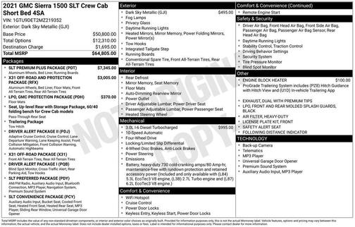 2021 GMC Sierra 1500 SLT