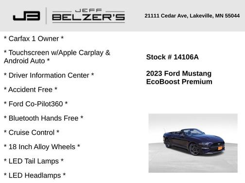 2023 Ford Mustang EcoBoost Premium